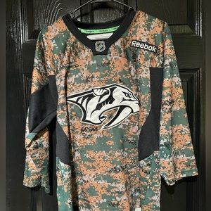 Rebook Nashville predators hockey jersey